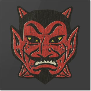 1950s Halloween Devil Posters and Art